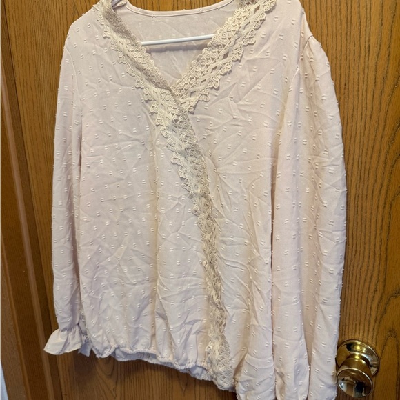 Macy's Bohemian Lace Blouse Cardigan - Picture 4 of 7